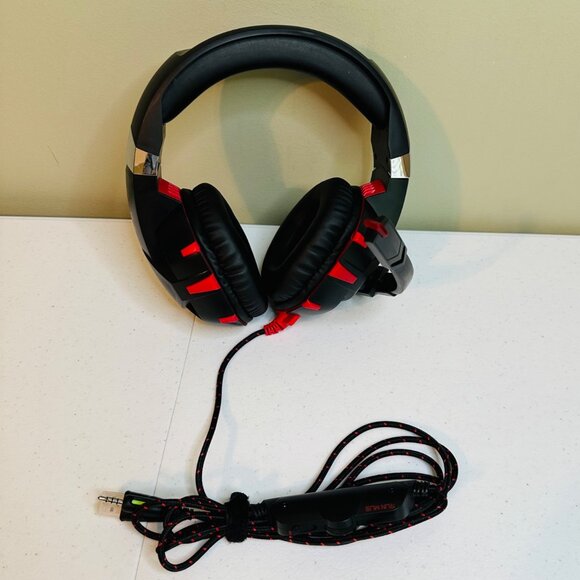 WIRED K2 Pro Professional Gaming Headset With Microphone & Adjustable Headband - Picture 2 of 16
